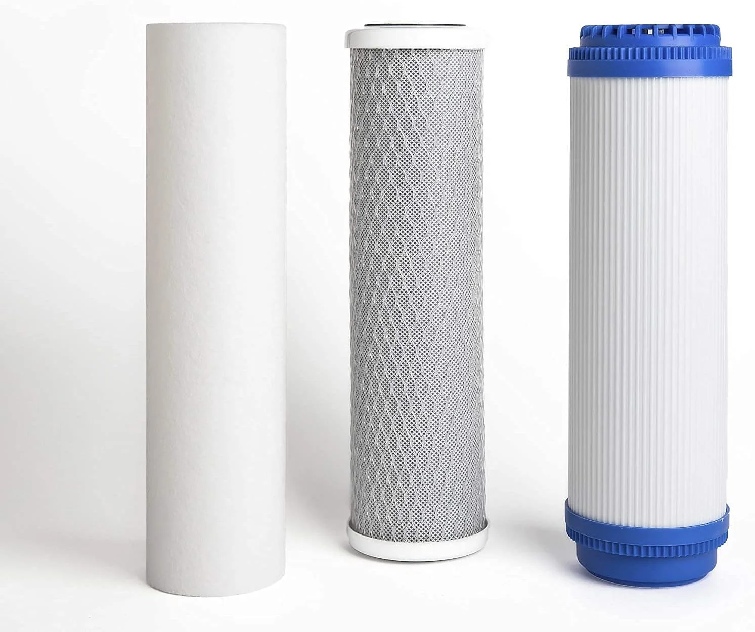 کارتریج های جایگزین برای فیلتر آب اسمز معکوس زیر سینکی PP، CTO، GAC، حذف طعم و بو، ممبران RO، فیلتر مواد معدنی، فیلتر مادون قرمز دور (3 مرحله 1 میکرون)