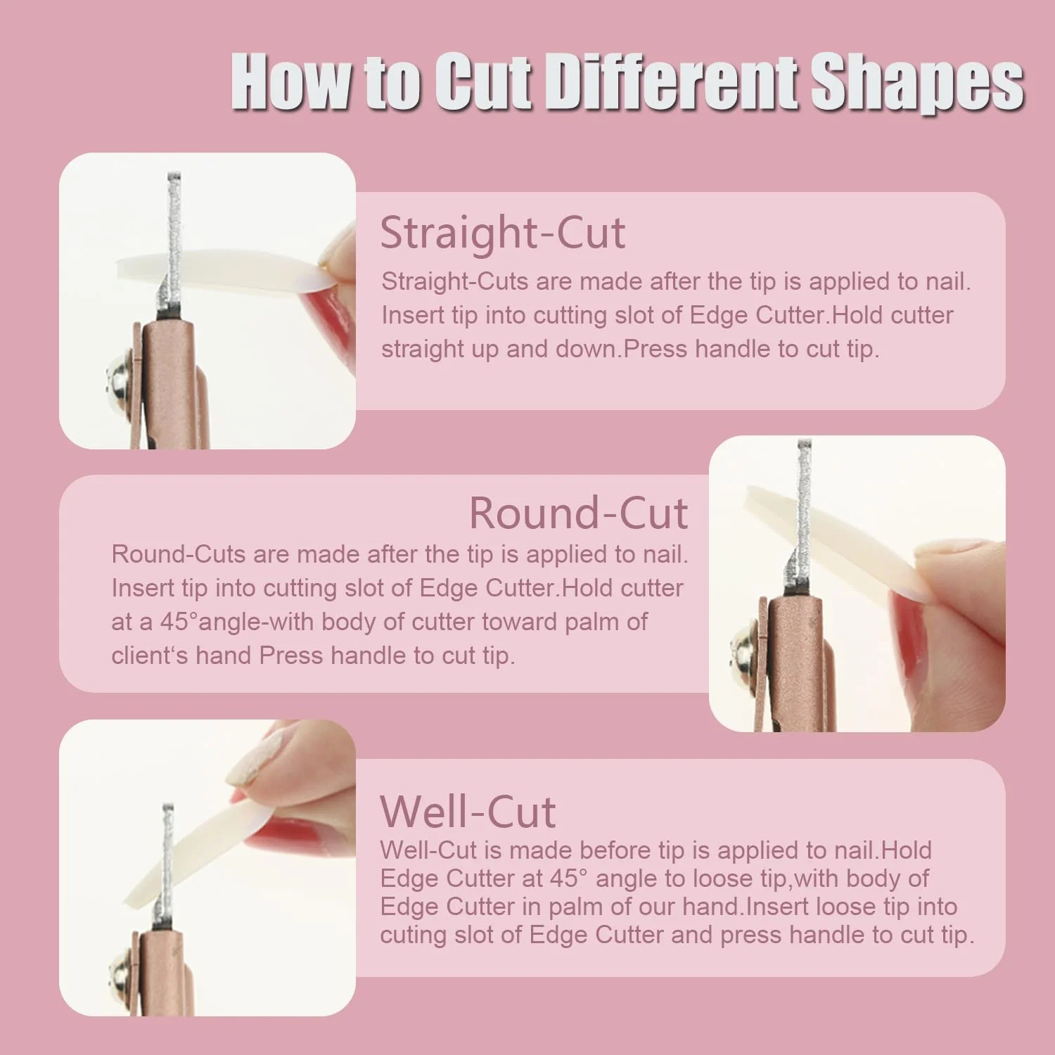 ست ناخن گیر اکریلیک Dr.Nail Pro - ناخن گیر با سایزر مغناطیسی، ایده آل برای کوتاه کردن ناخن های مصنوعی و کاذب