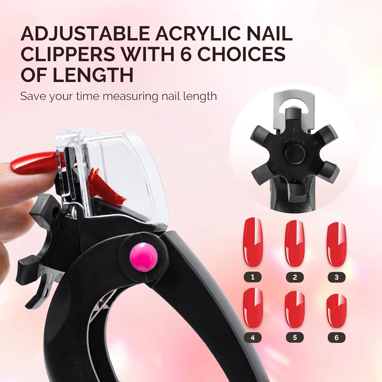 ناخن گیر دفسدار برای ناخن های اکریلیک، ناخن گیر اکریلیک استیل ضد زنگ قابل تنظیم مشکی، ناخن گیر چرخشی حرفه ای برای نوک ناخن های مصنوعی، ابزار مانیکور سالن ناخن، مشکی ناخن گیر دفسدار برای ناخن های اکریلیک، ناخن گیر اکریلیک استیل ضد زنگ قابل تنظیم مشکی، ناخن گیر چرخشی حرفه ای برای نوک ناخن های مصنوعی، ابزار مانیکور سالن ناخن، مشکی