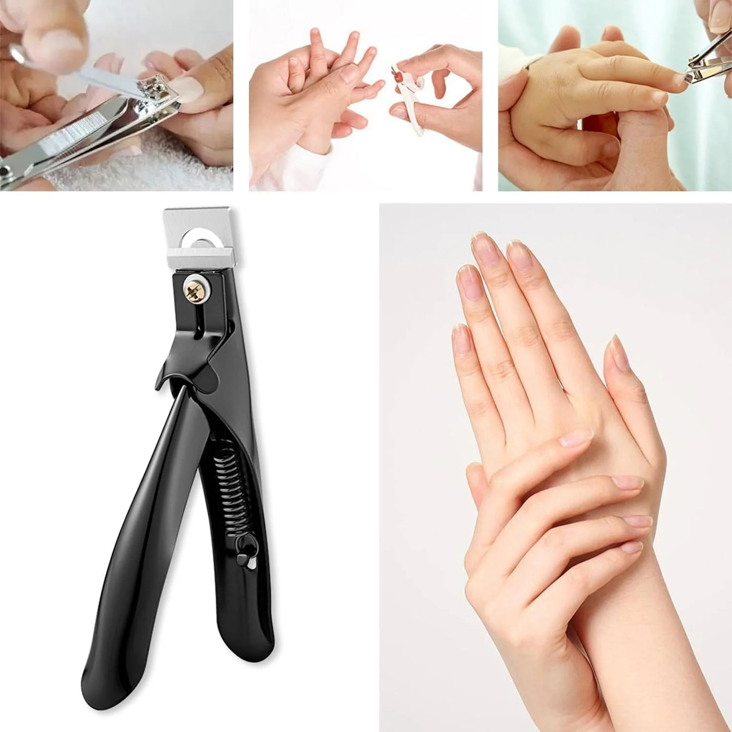 ناخن گیر U شکل دفسدار، ابزار پیرایش نوک ناخن، قیچی ناخن گیر برای ناخن های اکریلیک و مصنوعی، ناخن گیر استیل ضد زنگ، ابزار مانیکور و پدیکور با تیغه تیز، ابزار مانیکور D ناخن گیر U شکل دفسدار، ابزار پیرایش نوک ناخن، قیچی ناخن گیر برای ناخن های اکریلیک و مصنوعی، ناخن گیر استیل ضد زنگ، ابزار مانیکور و پدیکور با تیغه تیز، ابزار مانیکور D