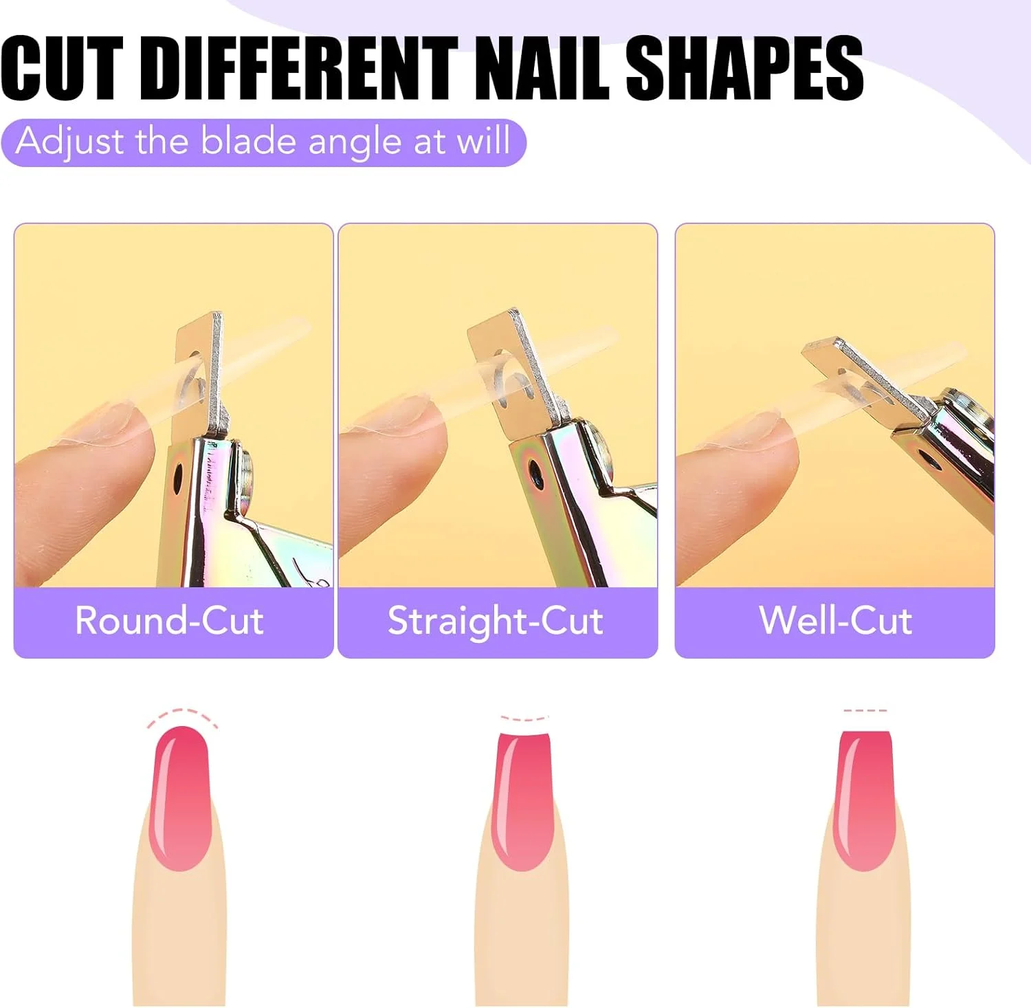 دو عدد ناخن گیر مصنوعی با آهنربا، کاتر ناخن استیل ضد زنگ برای ناخن های اکریلیک، ناخن گیر با 15 عدد آهنربای کوچک برای هنر ناخن سالن خانگی (رنگین کمان و صورتی) دو عدد ناخن گیر مصنوعی با آهنربا، کاتر ناخن استیل ضد زنگ برای ناخن های اکریلیک، ناخن گیر با 15 عدد آهنربای کوچک برای هنر ناخن سالن خانگی (رنگین کمان و صورتی)