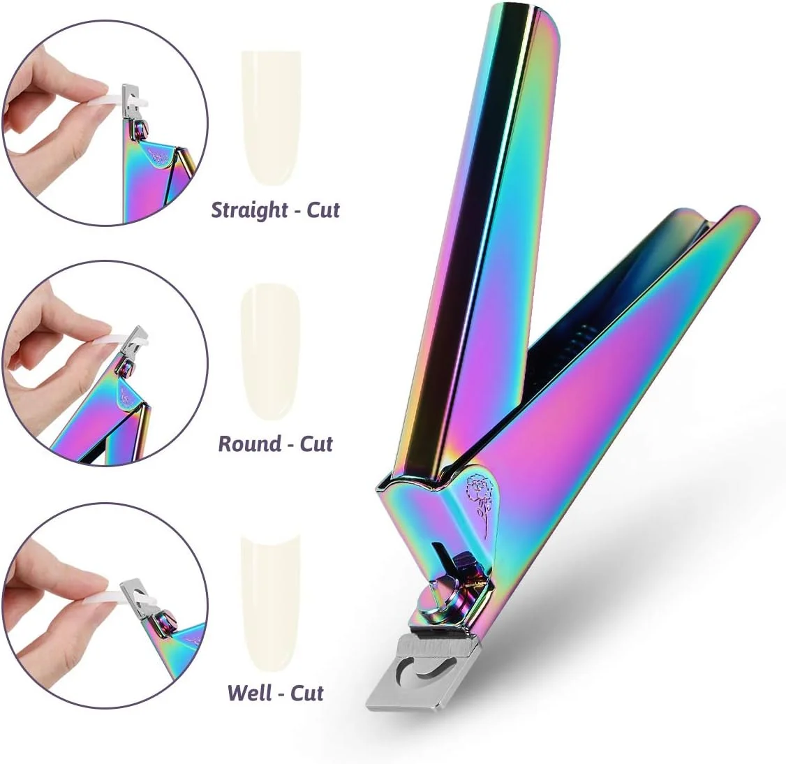 ست ابزار مانیکور 2 عددی کوللوک شامل ناخنگیر ناخن مصنوعی اکریلیک، کاتر ناخن مصنوعی UV، پوشر و اسکراپر کوتیکول از جنس استیل ضد زنگ (رنگین کمانی) ست ابزار مانیکور 2 عددی کوللوک شامل ناخنگیر ناخن مصنوعی اکریلیک، کاتر ناخن مصنوعی UV، پوشر و اسکراپر کوتیکول از جنس استیل ضد زنگ (رنگین کمانی)