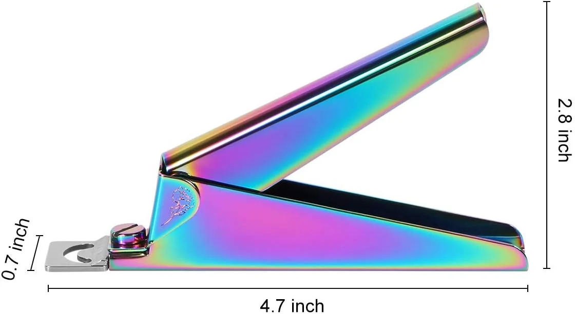 ست ابزار مانیکور 2 عددی کوللوک شامل ناخنگیر ناخن مصنوعی اکریلیک، کاتر ناخن مصنوعی UV، پوشر و اسکراپر کوتیکول از جنس استیل ضد زنگ (رنگین کمانی) ست ابزار مانیکور 2 عددی کوللوک شامل ناخنگیر ناخن مصنوعی اکریلیک، کاتر ناخن مصنوعی UV، پوشر و اسکراپر کوتیکول از جنس استیل ضد زنگ (رنگین کمانی)