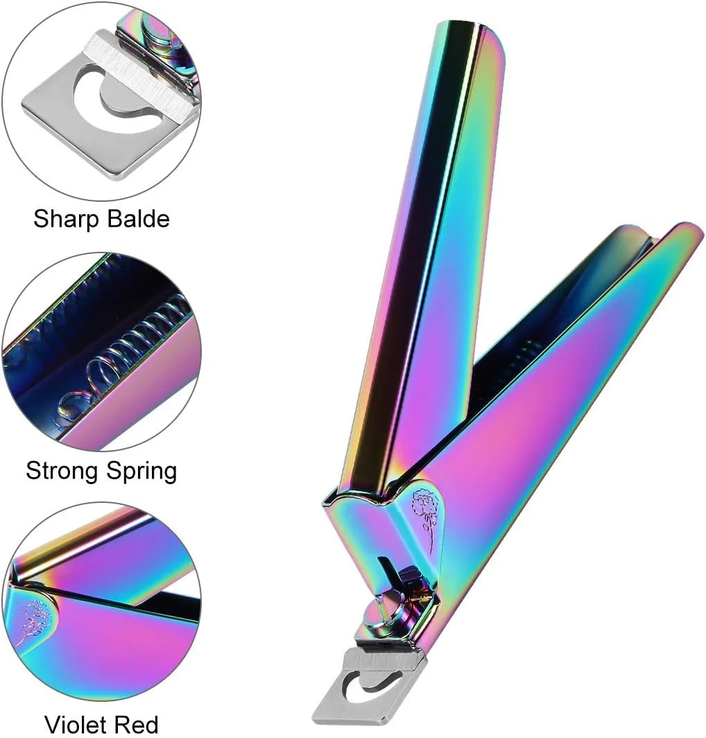 ست ابزار مانیکور 2 عددی کوللوک شامل ناخنگیر ناخن مصنوعی اکریلیک، کاتر ناخن مصنوعی UV، پوشر و اسکراپر کوتیکول از جنس استیل ضد زنگ (رنگین کمانی) ست ابزار مانیکور 2 عددی کوللوک شامل ناخنگیر ناخن مصنوعی اکریلیک، کاتر ناخن مصنوعی UV، پوشر و اسکراپر کوتیکول از جنس استیل ضد زنگ (رنگین کمانی)