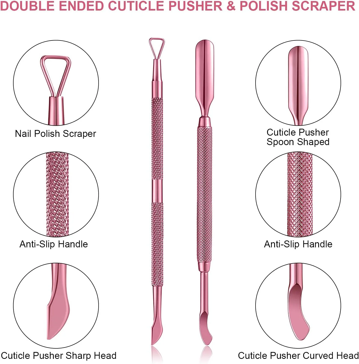 ناخن گیر برای ناخن های اکریلیک، ناخن گیر اکریلیک، ناخن گیر برای اکریلیک، ست ناخن گیر ناخن مصنوعی، ست مانیکور ناخن رنگین کمانی استیل ضد زنگ برای هنر ناخن سالن منزل (رز صورتی) ناخن گیر برای ناخن های اکریلیک، ناخن گیر اکریلیک، ناخن گیر برای اکریلیک، ست ناخن گیر ناخن مصنوعی، ست مانیکور ناخن رنگین کمانی استیل ضد زنگ برای هنر ناخن سالن منزل (رز صورتی)