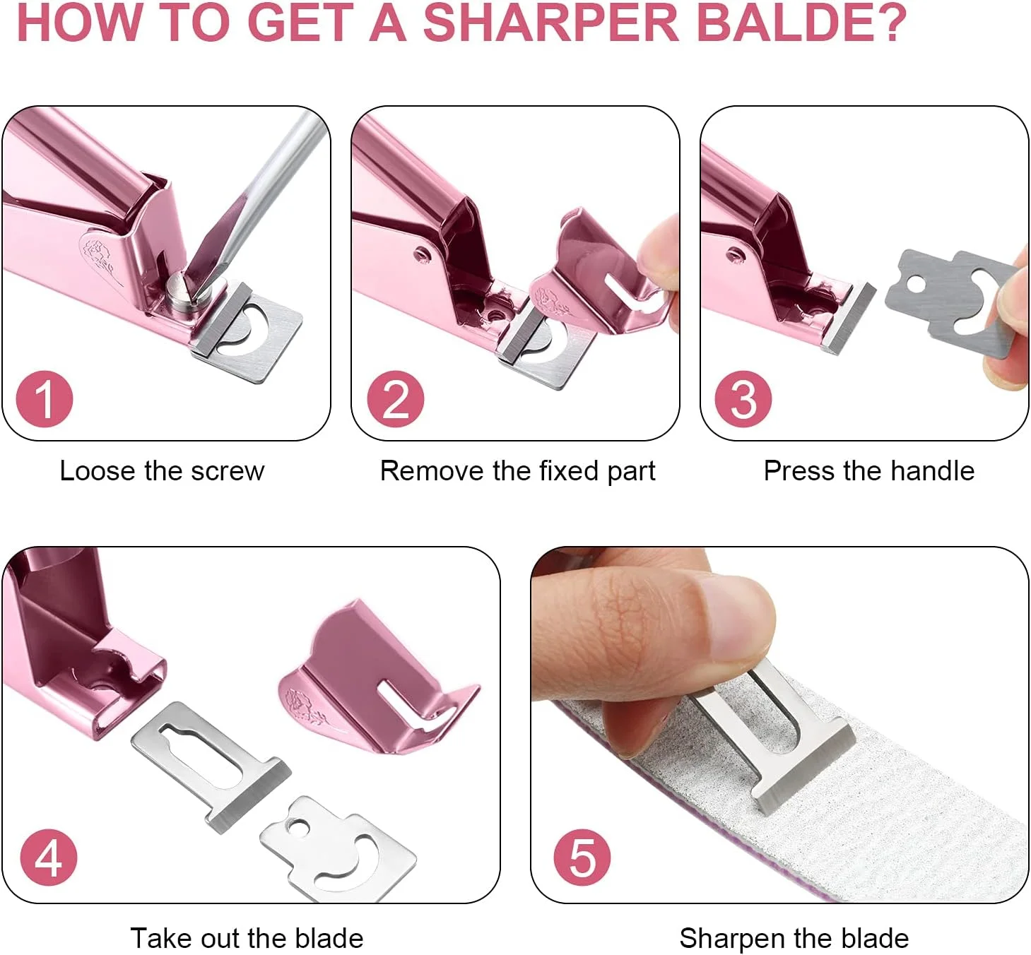 ناخن گیر برای ناخن های اکریلیک، ناخن گیر اکریلیک، ناخن گیر برای اکریلیک، ست ناخن گیر ناخن مصنوعی، ست مانیکور ناخن رنگین کمانی استیل ضد زنگ برای هنر ناخن سالن منزل (رز صورتی) ناخن گیر برای ناخن های اکریلیک، ناخن گیر اکریلیک، ناخن گیر برای اکریلیک، ست ناخن گیر ناخن مصنوعی، ست مانیکور ناخن رنگین کمانی استیل ضد زنگ برای هنر ناخن سالن منزل (رز صورتی)