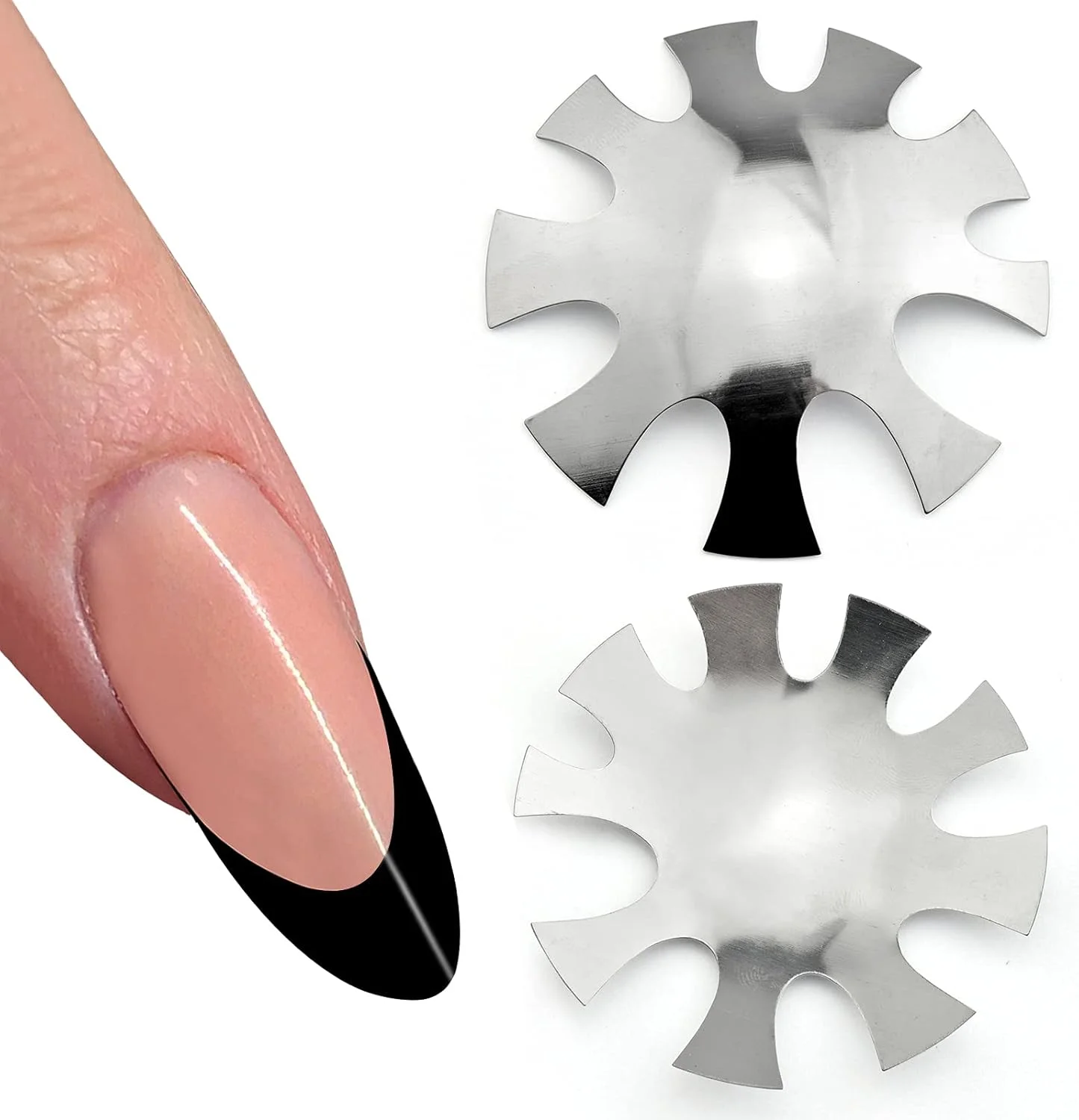 ابزار مانیکور و طراحی ناخن خط لبخند فرانسوی Honey Joy مدل بیضی عمیق، دارای 9 سایز مختلف، مناسب برای ناخن های اکریلیک، HJ-NAT200-FS13