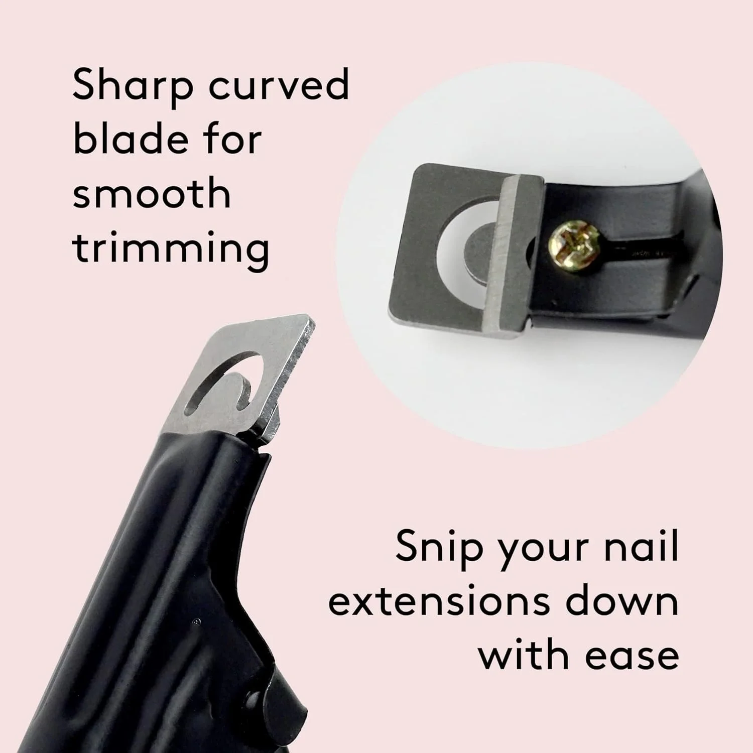 ناخن گیر اکستنشن ایکیپ مدل The Shortie - ابزار مانیکور بادوام و دقیق برای آماده سازی بی نقص، مناسب برای اکستنشن های اکریلیک، ناخن های مصنوعی و تیپ