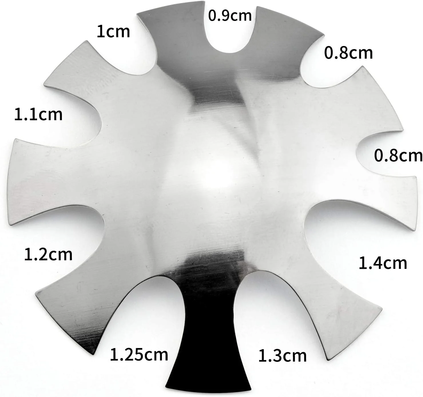 ابزار مانیکور و طراحی ناخن خط لبخند فرانسوی Honey Joy مدل بیضی عمیق، دارای 9 سایز مختلف، مناسب برای ناخن های اکریلیک، HJ-NAT200-FS13