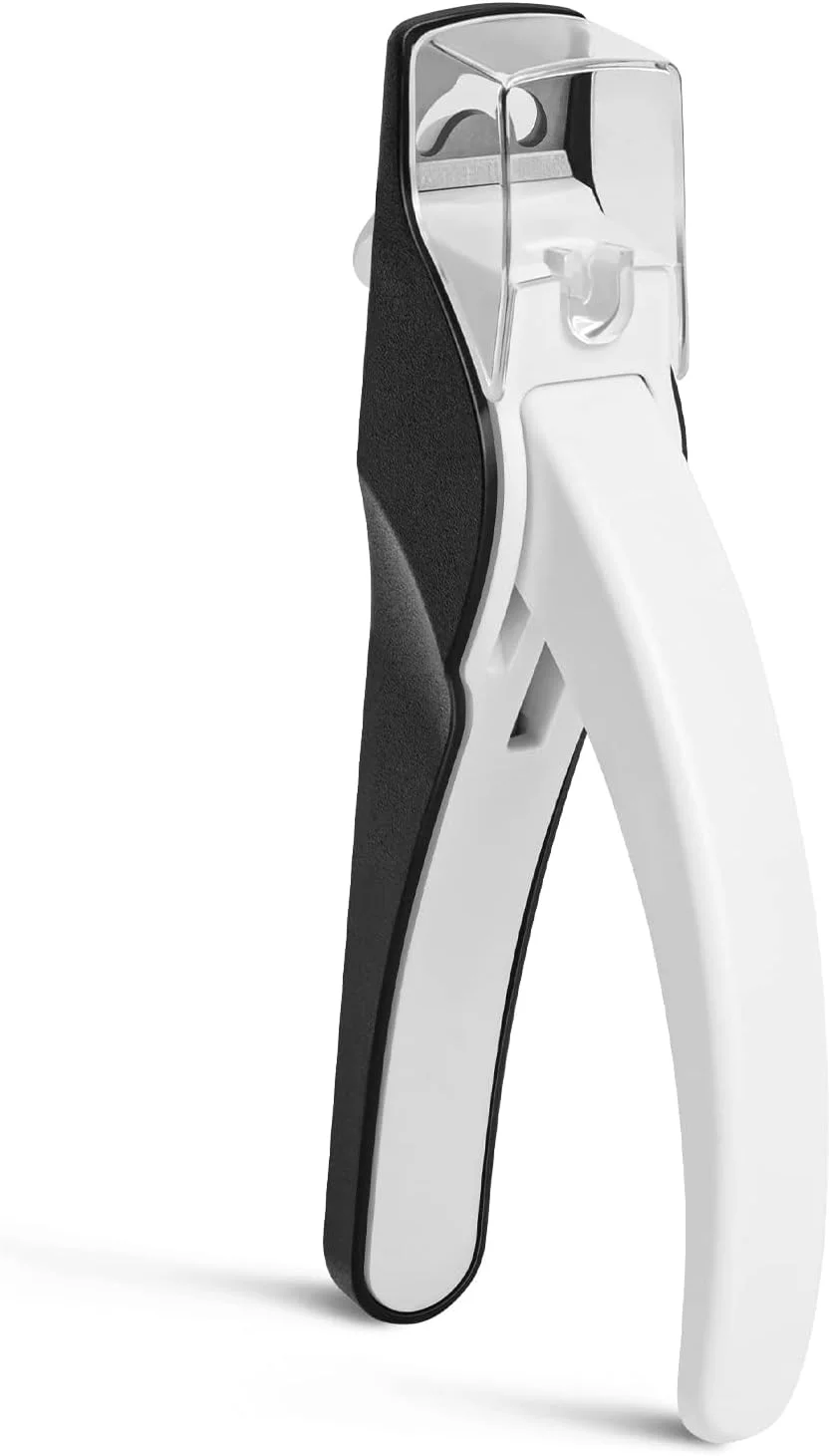 ناخن گیر KASTWAVE برای ناخن های اکریلیک، ناخن گیر اکریلیک استیل ضد زنگ قابل تنظیم، ابزار حرفه ای برش و مرتب کردن ناخن، ابزار برش ناخن مصنوعی برای مانیکور و سالن ناخن