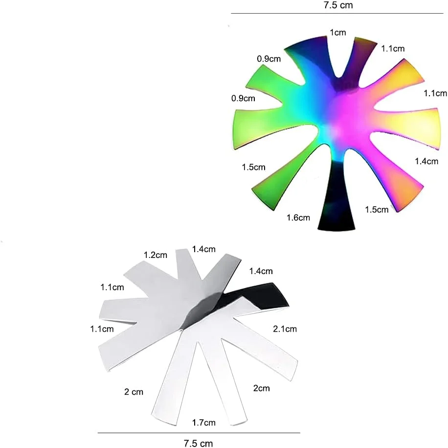 ابزار طراحی ناخن میسن، کاتر ناخن، مناسب برای ناخن های فرنچ، اکریلیک، حرفه ای، 9 سایز، تیپ، مانیکور، تریمر لبه، فرم بادامی، برش آسان فرنچ، خط وی (2 عددی)