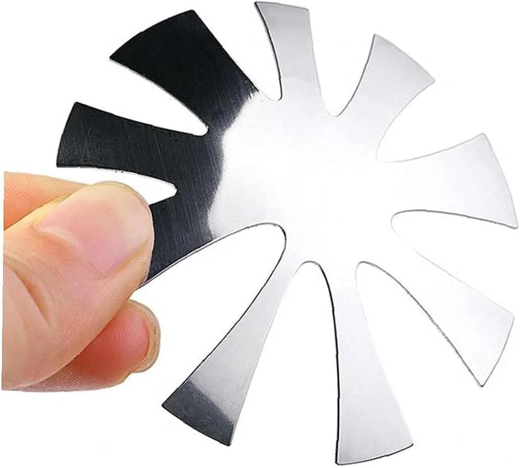 ابزار مانیکور برای ایجاد خط لبخند آسان، برش V شکل، نوک ناخن بادامی، کاتر ناخن، مناسب برای ناخن های فرانسوی صورتی و سفید آکریلیک