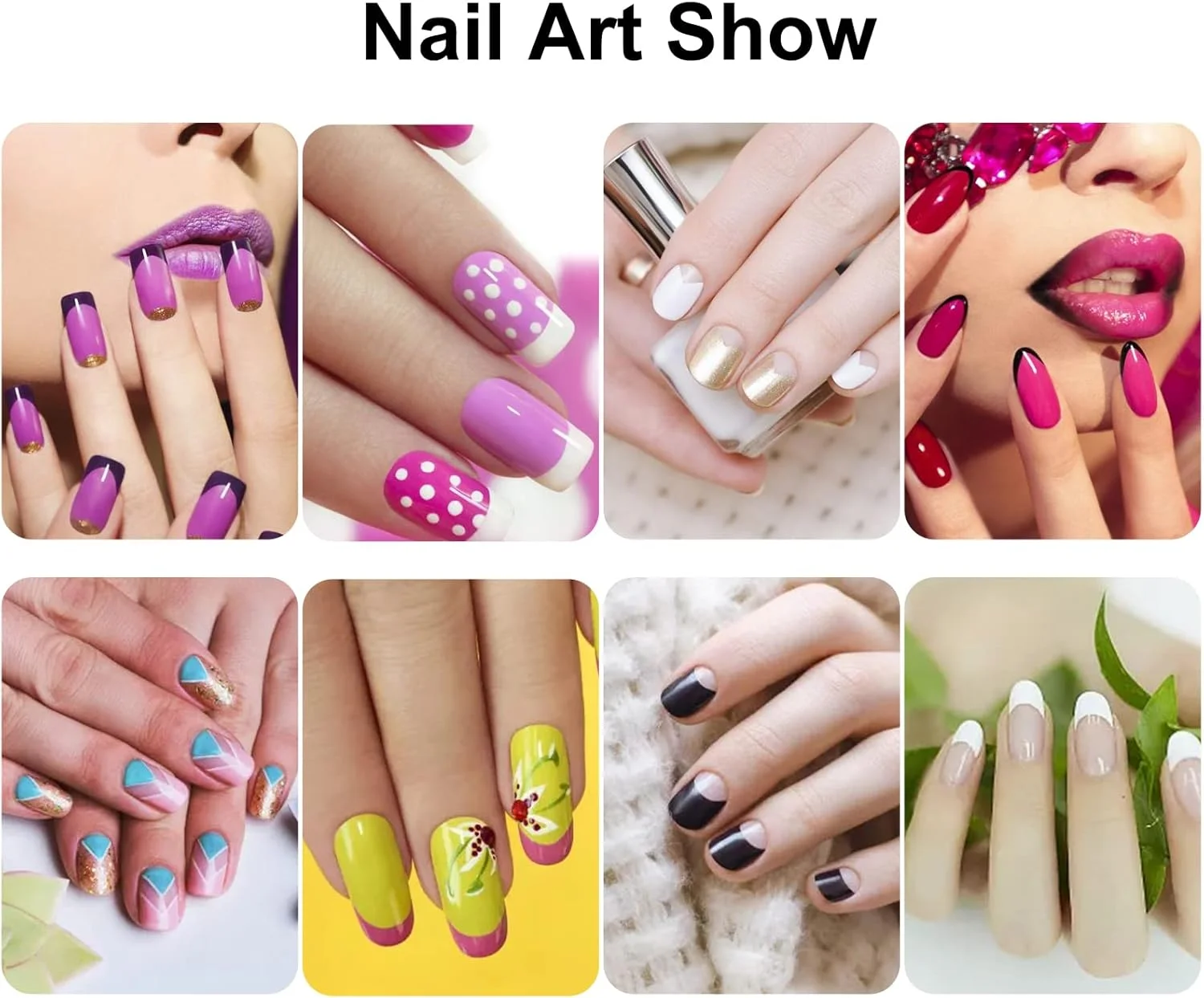 ست ابزار پرداخت لبه ناخن Labymos، ست کاتر ناخن، ابزار ژل ناخن اکریلیک برای ایجاد آسان راهنمای ناخن فرانسوی، خط لبخند، ابزار مانیکور طراحی ناخن