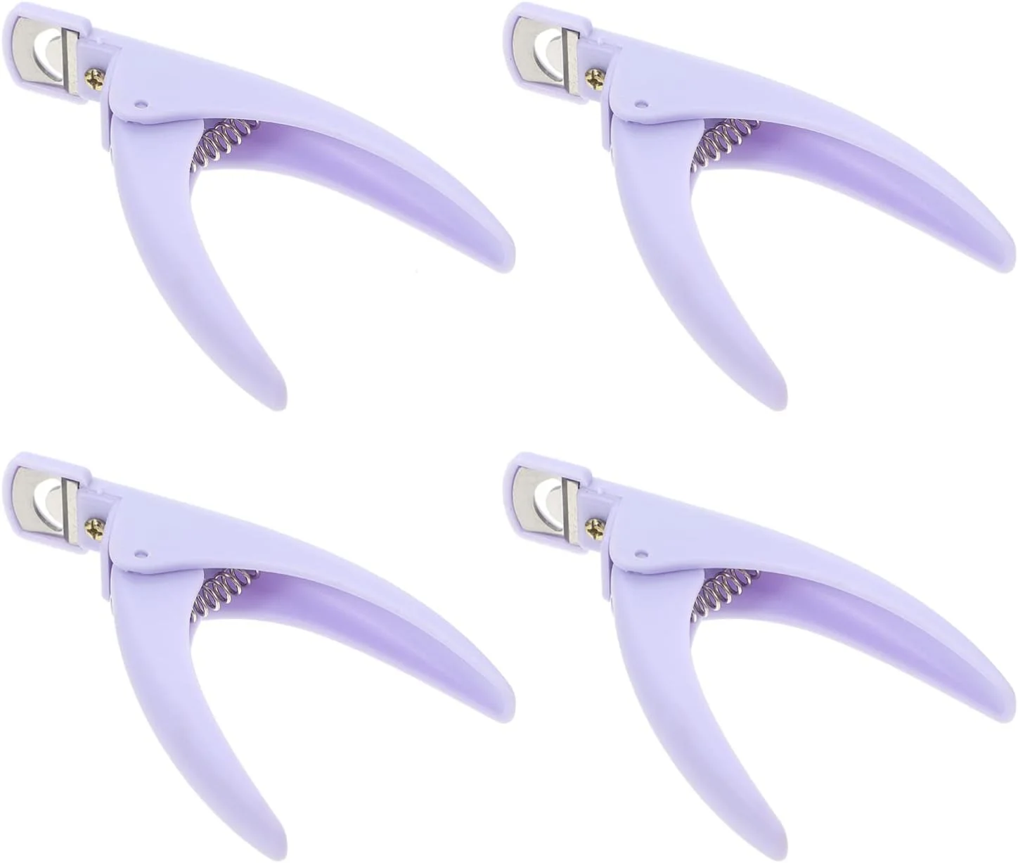 ست 4 عددی ناخن گیر، ناخن گیر اکریلیک، قیچی ناخن مصنوعی، ابزار مانیکور بنفش ست 4 عددی ناخن گیر، ناخن گیر اکریلیک، قیچی ناخن مصنوعی، ابزار مانیکور بنفش