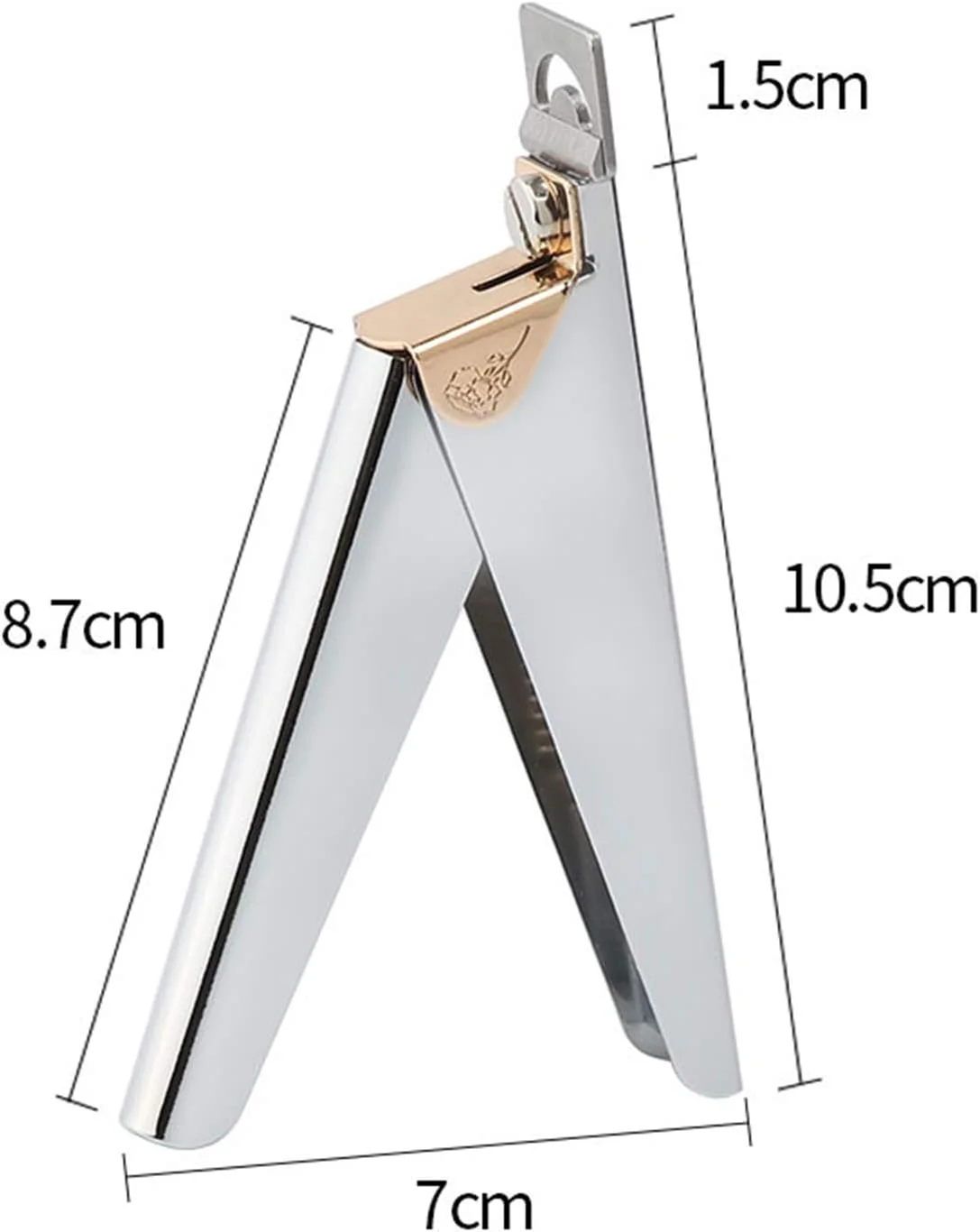 قیچی ناخن مصنوعی هلِمی، کاتر لبه ناخن، قابل تنظیم، استیل ضد زنگ، ابزار مانیکور پدیکور برای طراحی ناخن در خانه و سالن