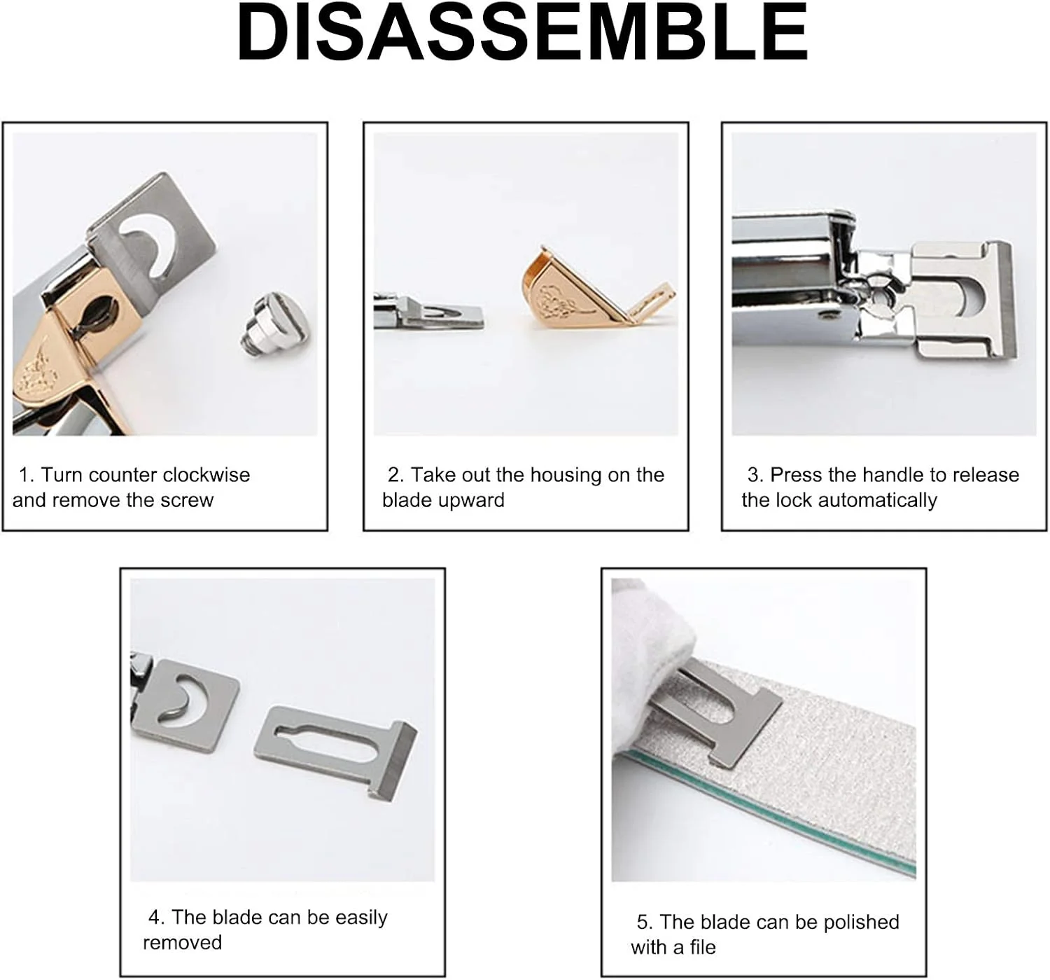 قیچی ناخن مصنوعی هلِمی، کاتر لبه ناخن، قابل تنظیم، استیل ضد زنگ، ابزار مانیکور پدیکور برای طراحی ناخن در خانه و سالن