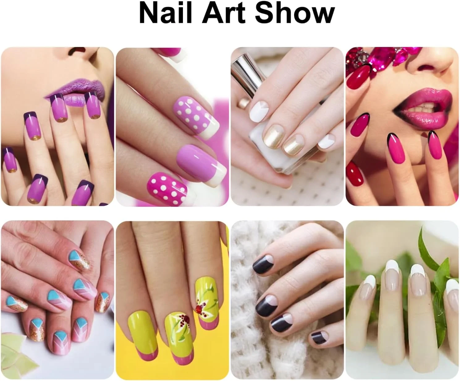 ست ابزار پیرایش لبه ناخن Labymos، ست قیچی ناخن، ابزار ژل ناخن اکریلیک برای ایجاد آسان راهنمای ناخن فرانسوی، خط لبخند، ابزار مانیکور طراحی ناخن