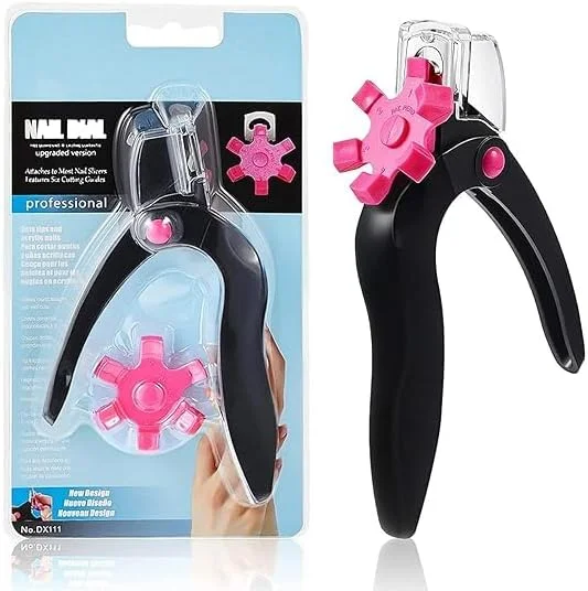 ناخن گیر بانیرا برای ناخن های اکریلیک، ناخن گیر نوک ناخن قابل تنظیم از جنس استیل ضد زنگ، ناخن گیر برای نوک ناخن های مصنوعی، ابزار مانیکور سالن ناخن (رنگ تصادفی) ناخن گیر بانیرا برای ناخن های اکریلیک، ناخن گیر نوک ناخن قابل تنظیم از جنس استیل ضد زنگ، ناخن گیر برای نوک ناخن های مصنوعی، ابزار مانیکور سالن ناخن (رنگ تصادفی)