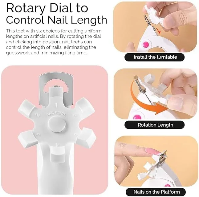 ناخن گیر بانیرا برای ناخن های اکریلیک، ناخن گیر نوک ناخن قابل تنظیم از جنس استیل ضد زنگ، ناخن گیر برای نوک ناخن های مصنوعی، ابزار مانیکور سالن ناخن (رنگ تصادفی) ناخن گیر بانیرا برای ناخن های اکریلیک، ناخن گیر نوک ناخن قابل تنظیم از جنس استیل ضد زنگ، ناخن گیر برای نوک ناخن های مصنوعی، ابزار مانیکور سالن ناخن (رنگ تصادفی)