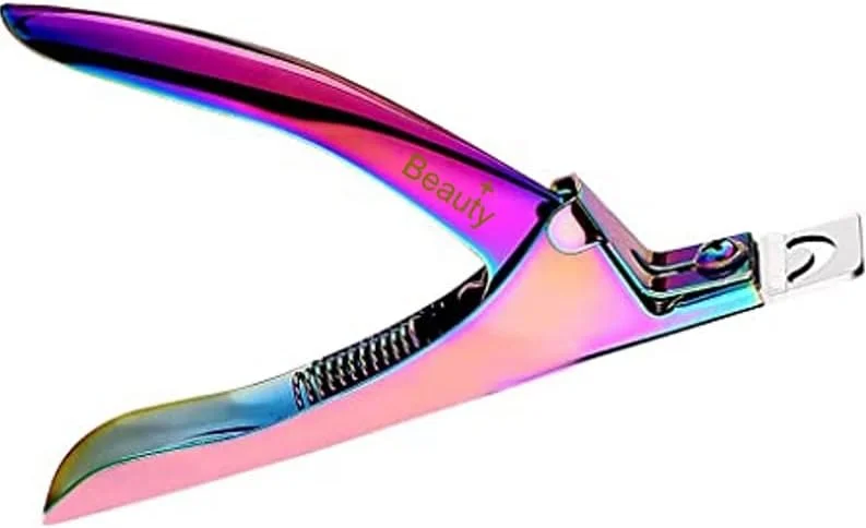 ناخن گیر مصنوعی اکریلیک Beauty+، کاتر نوک ناخن استیل ضد زنگ، قیچی ناخن مصنوعی چند رنگ ناخن گیر مصنوعی اکریلیک Beauty+، کاتر نوک ناخن استیل ضد زنگ، قیچی ناخن مصنوعی چند رنگ