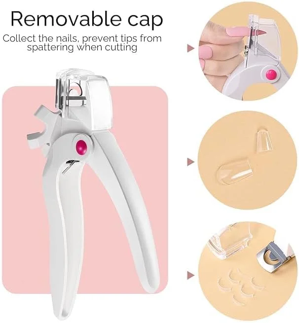 ناخن گیر بانیرا برای ناخن های اکریلیک، ناخن گیر نوک ناخن قابل تنظیم از جنس استیل ضد زنگ، ناخن گیر برای نوک ناخن های مصنوعی، ابزار مانیکور سالن ناخن (رنگ تصادفی) ناخن گیر بانیرا برای ناخن های اکریلیک، ناخن گیر نوک ناخن قابل تنظیم از جنس استیل ضد زنگ، ناخن گیر برای نوک ناخن های مصنوعی، ابزار مانیکور سالن ناخن (رنگ تصادفی)
