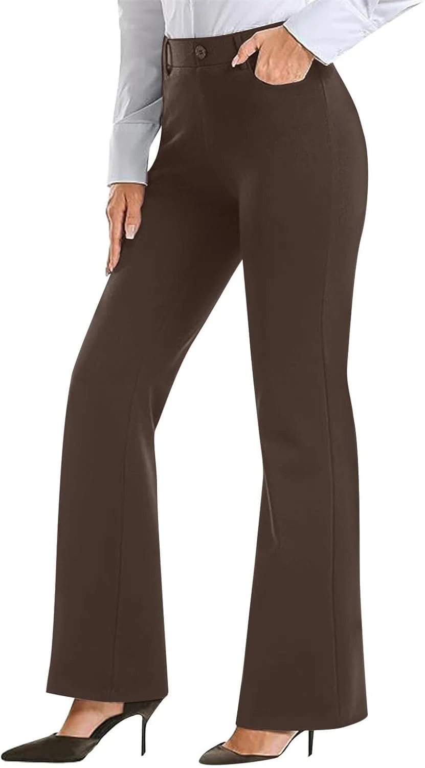 شلوار کار زنانه chaktkglok، شلوار رسمی و غیررسمی زنانه، شلوار بوت کات با جیب، شلوار اداری کمر بلند زنانه شلوار کار زنانه chaktkglok، شلوار رسمی و غیررسمی زنانه، شلوار بوت کات با جیب، شلوار اداری کمر بلند زنانه