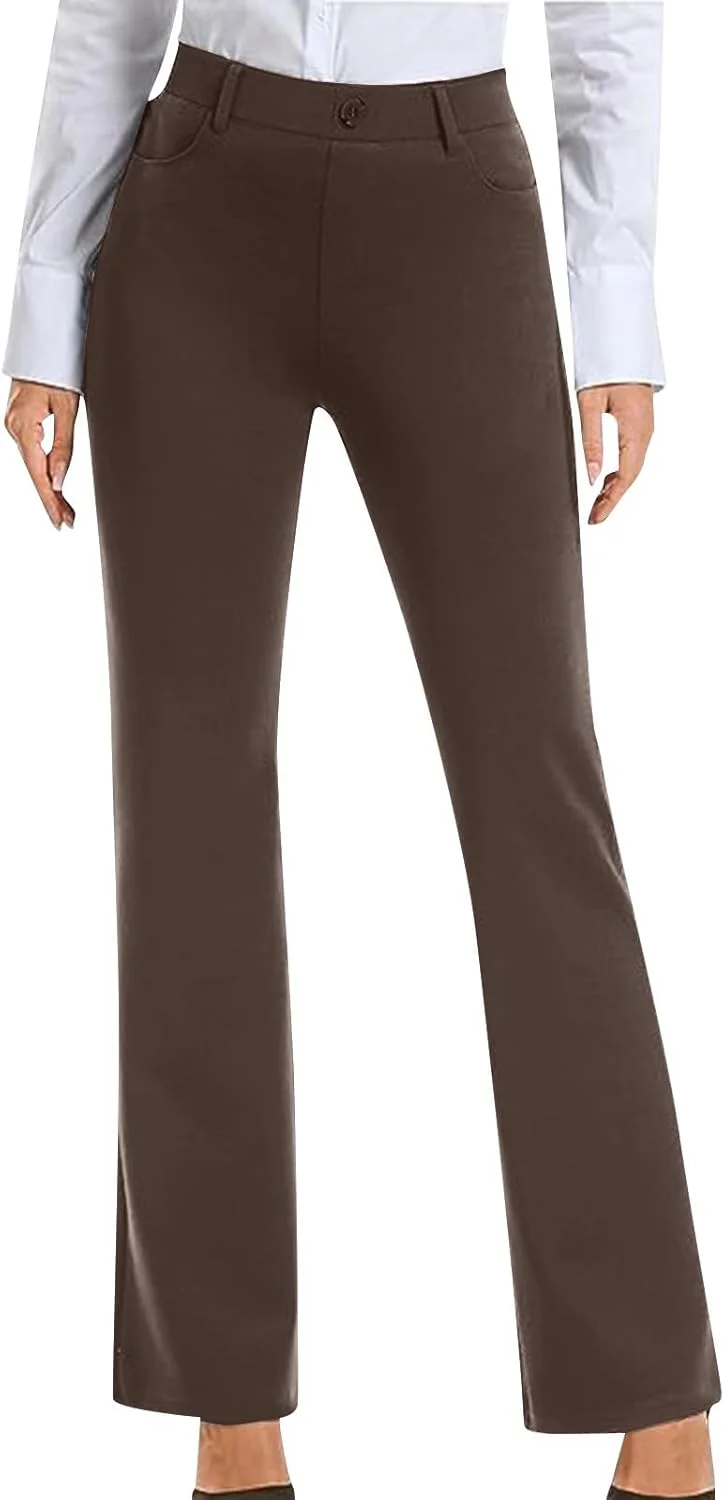 شلوار کار زنانه chaktkglok، شلوار رسمی و غیررسمی زنانه، شلوار بوت کات با جیب، شلوار اداری کمر بلند زنانه شلوار کار زنانه chaktkglok، شلوار رسمی و غیررسمی زنانه، شلوار بوت کات با جیب، شلوار اداری کمر بلند زنانه