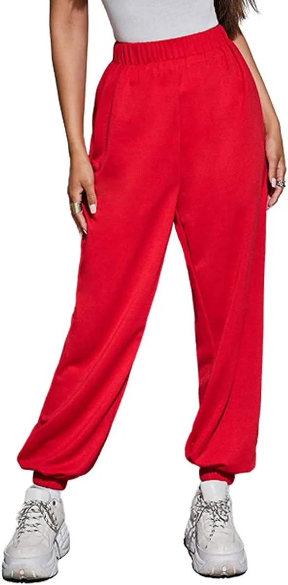 شلوار جاگر زنانه با کمر بلند، مناسب باشگاه و ورزش، با جیب و مچ کشی شلوار جاگر زنانه با کمر بلند، مناسب باشگاه و ورزش، با جیب و مچ کشی