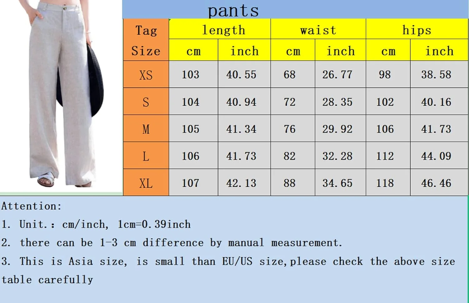 شلوار زنانه نخی و کتان رنگ ثابت، مد روز، کمر بلند، پاچه گشاد، خوش استایل، راحت و غیر رسمی، شلوار راسته شلوار زنانه نخی و کتان رنگ ثابت، مد روز، کمر بلند، پاچه گشاد، خوش استایل، راحت و غیر رسمی، شلوار راسته