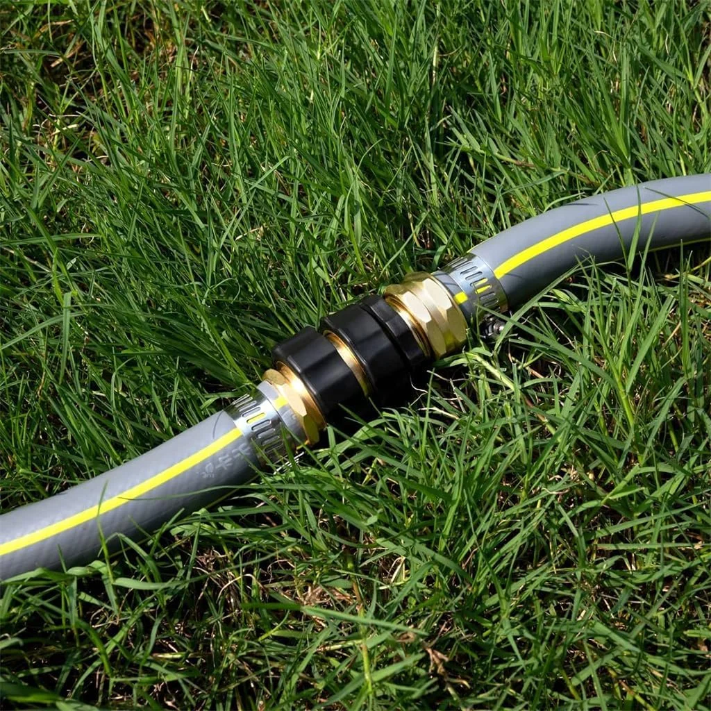 اتصالات سریع شلنگ باغ KASTWAVE - 4 ست، 3/4 اینچ، نر دوبل، آب بند، اتصالات انتهایی شلنگ