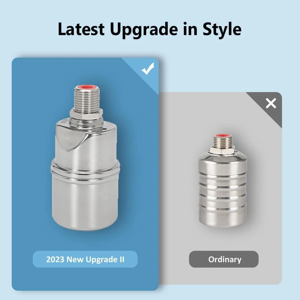 شیر شناور اتوماتیک آب KASTWAVE از جنس استیل ضد زنگ 304 برای تانک ها و برج ها - کنترل کارآمد سطح آب شیر شناور اتوماتیک آب KASTWAVE از جنس استیل ضد زنگ 304 برای تانک ها و برج ها - کنترل کارآمد سطح آب