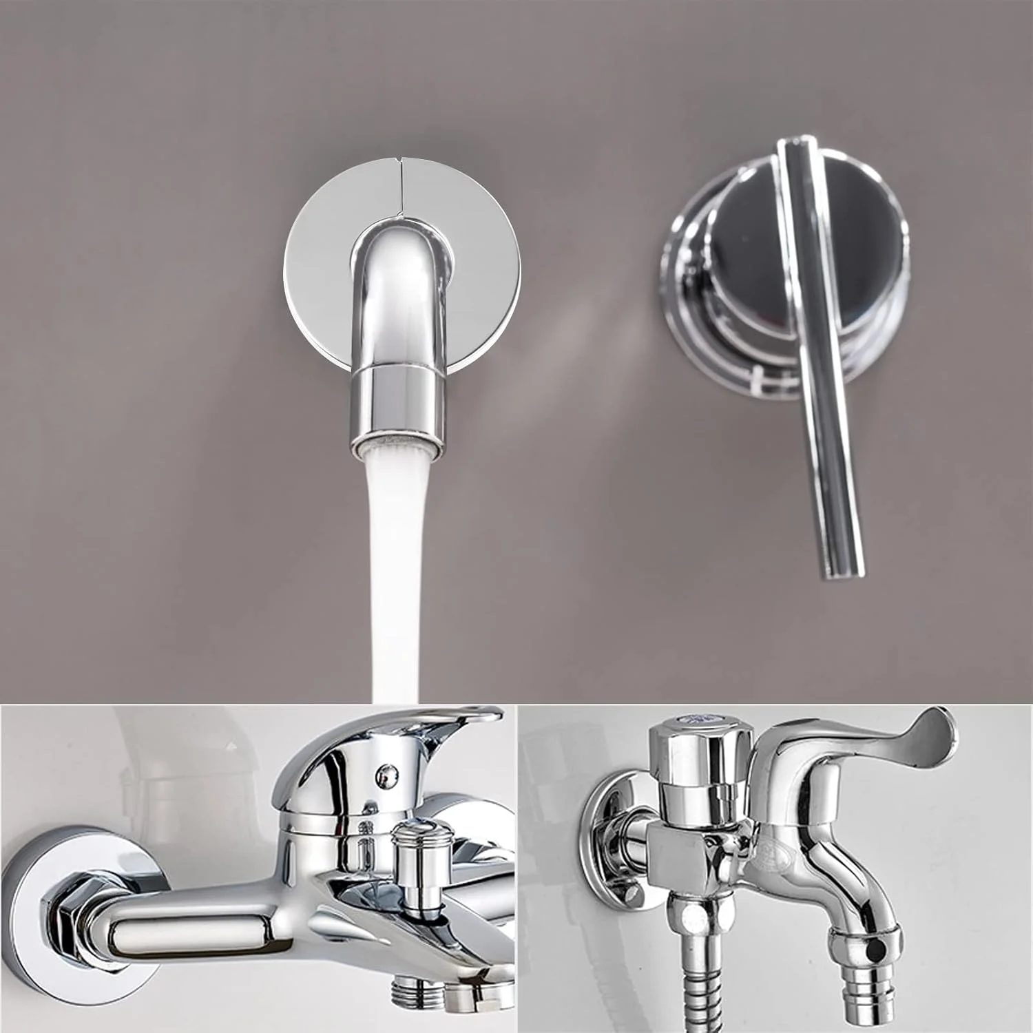 KASTWAVE 5 عدد روکش سوراخ دیوار لوله فولادی ضد زنگ لوازم جانبی پوشش لوله آب روکش دیوار لوله KASTWAVE 5 عدد روکش سوراخ دیوار لوله فولادی ضد زنگ لوازم جانبی پوشش لوله آب روکش دیوار لوله