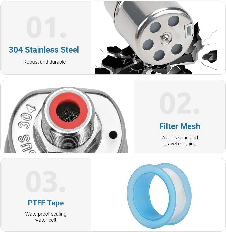 شیر شناور اتوماتیک آب KASTWAVE از جنس استیل ضد زنگ 304 برای تانک ها و برج ها - کنترل کارآمد سطح آب شیر شناور اتوماتیک آب KASTWAVE از جنس استیل ضد زنگ 304 برای تانک ها و برج ها - کنترل کارآمد سطح آب