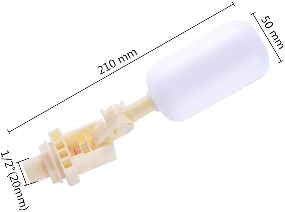 شیر شناور 1/2 اینچ HUFFA، تنظیم خودکار سطح آب تانک، شیر برج آب، شیر توپی شناور آب، تجهیزات نوشیدنی حیوانات شیر شناور 1/2 اینچ HUFFA، تنظیم خودکار سطح آب تانک، شیر برج آب، شیر توپی شناور آب، تجهیزات نوشیدنی حیوانات