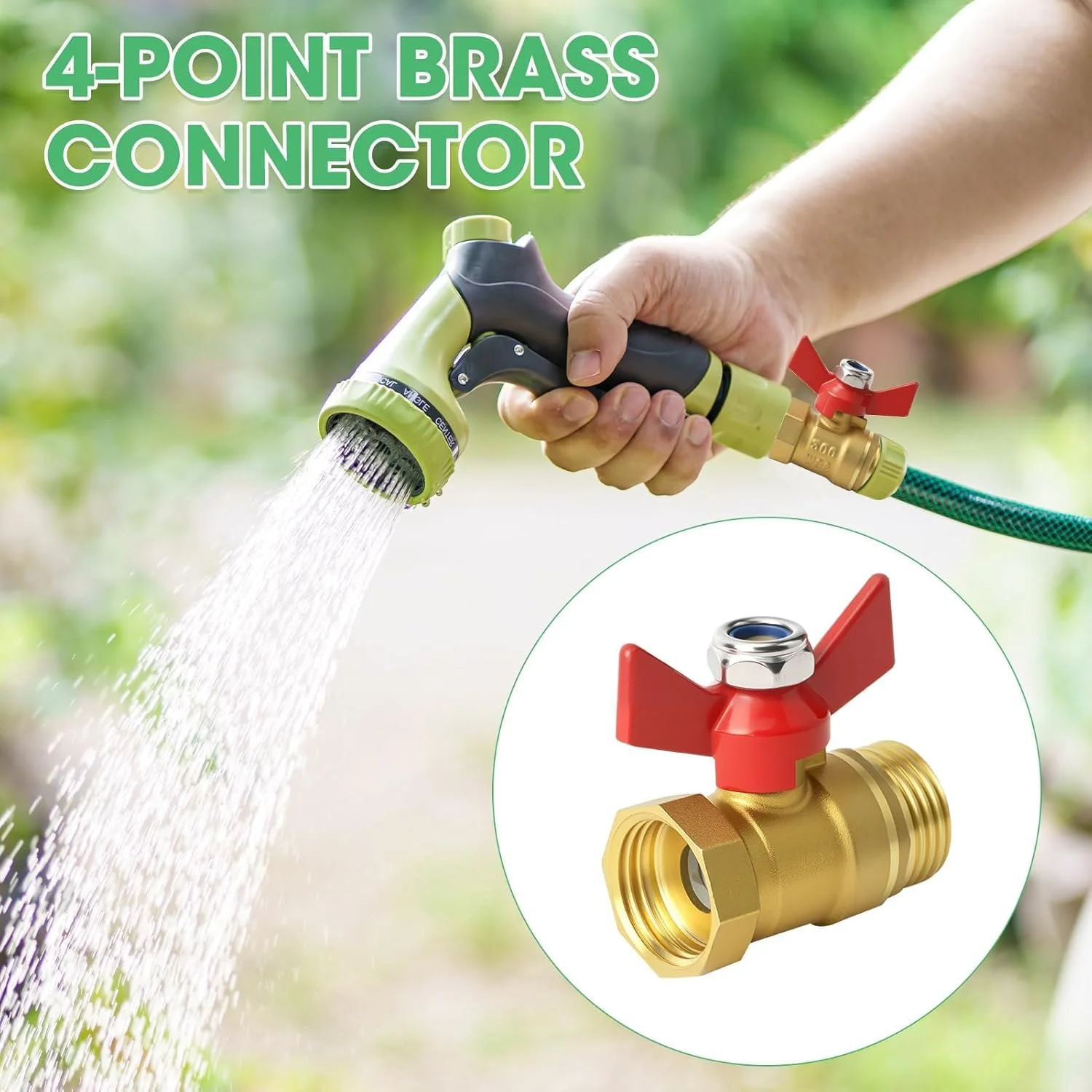 شیر توپی برنجی 1/2 اینچ با دسته پروانه ای برای شلنگ باغ - صمام کروی نحاسی 1/2 بوصة | اتصال سریع و شیر قطع و وصل خطی برای کنترل جریان آب برای شیر آب و مخزن آب شیر توپی برنجی 1/2 اینچ با دسته پروانه ای برای شلنگ باغ - صمام کروی نحاسی 1/2 بوصة | اتصال سریع و شیر قطع و وصل خطی برای کنترل جریان آب برای شیر آب و مخزن آب