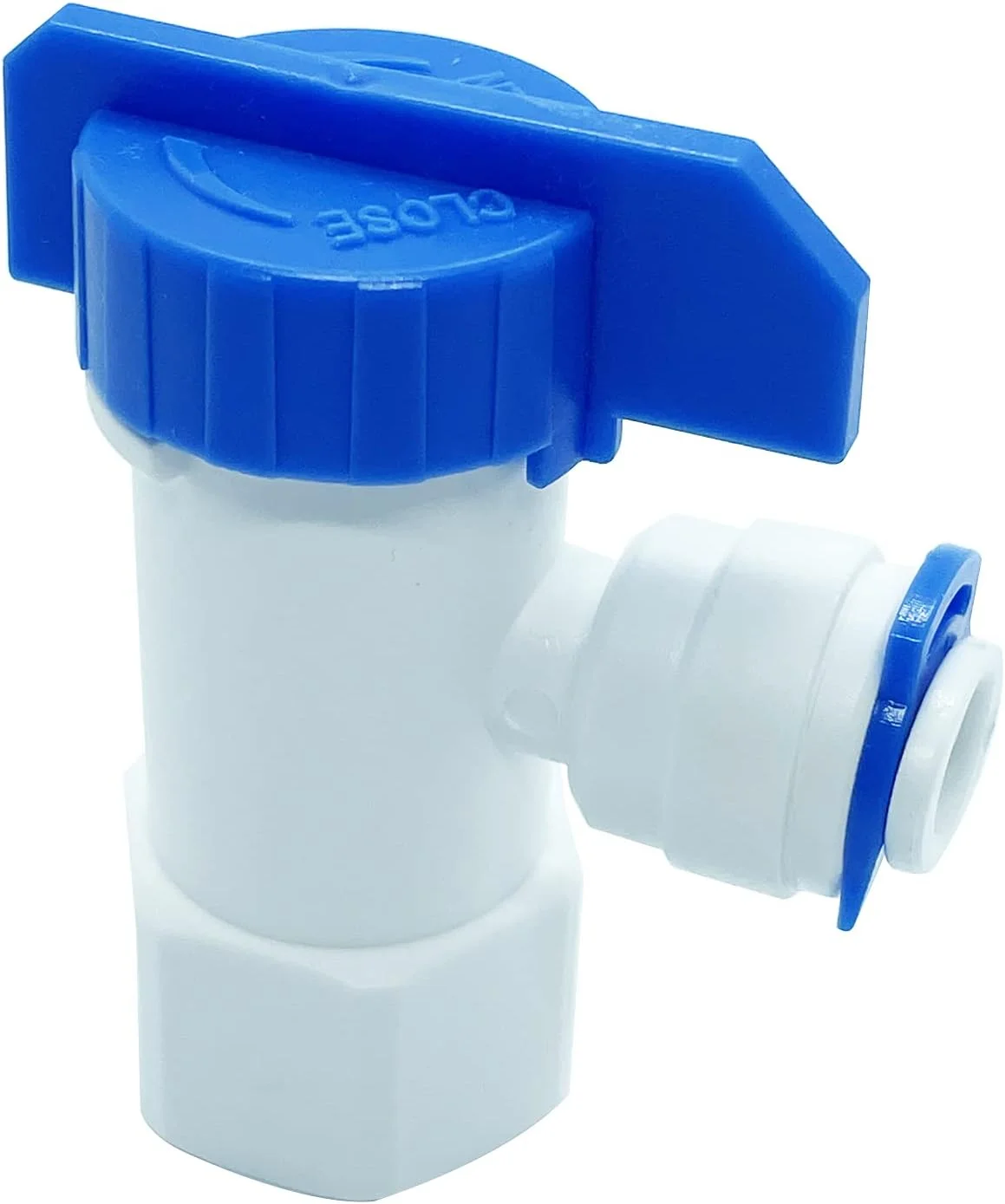 شیر توپی ZIGZAGSTORM برای مخزن، 1/4 اینچ NPTF، خروجی 1/4 اینچ اتصال سریع لوله برای مخازن ذخیره آب اسمز معکوس شیر توپی ZIGZAGSTORM برای مخزن، 1/4 اینچ NPTF، خروجی 1/4 اینچ اتصال سریع لوله برای مخازن ذخیره آب اسمز معکوس