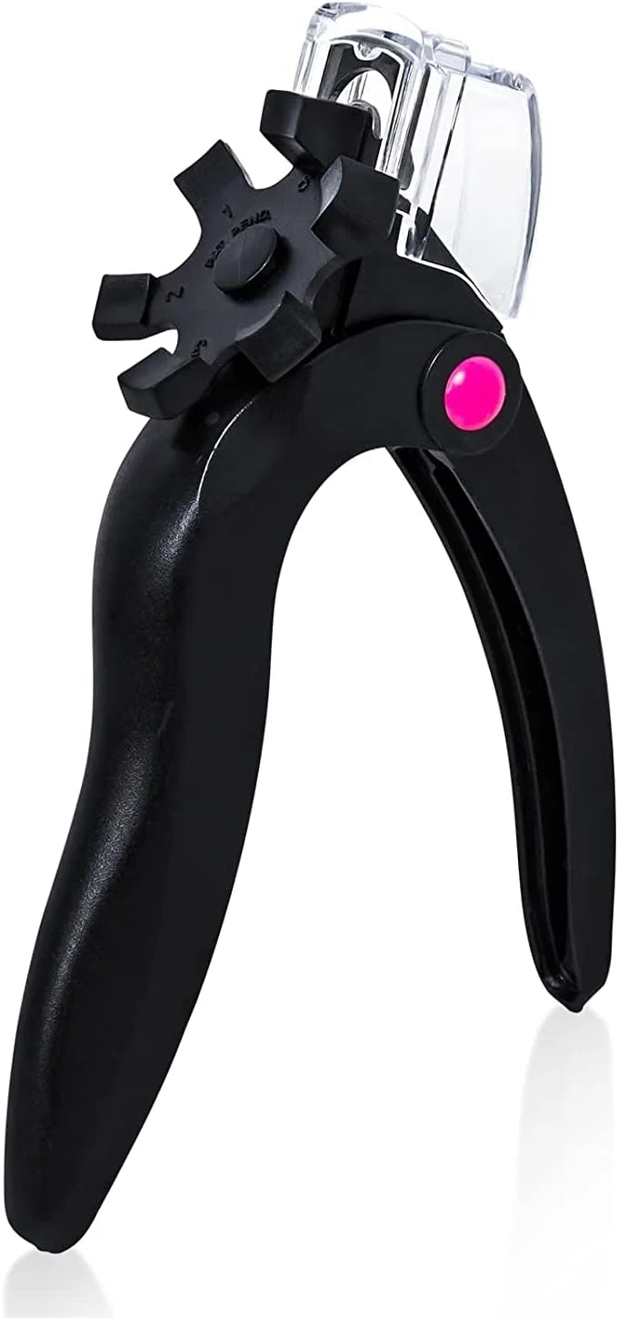 ناخن گیر پپیسکی، قیچی مشکی قابل تنظیم برای نوک ناخن، ابزار گیره ناخن مصنوعی، ناخن گیر برای مانیکور و پدیکور، مشکی