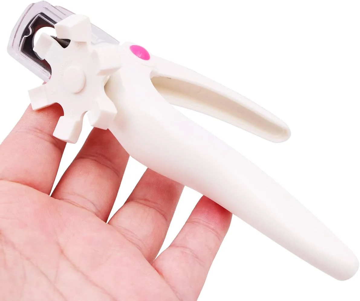 WANGCL 2 عدد کاتر نوک ناخن برای ناخن های اکریلیک، کاتر ناخن مصنوعی، قیچی ناخن ژلی، کاتر ناخن قابل تنظیم برای ناخن های هنری، ناخن های فرانسوی، ناخن های مربعی، ناخن های گرد و غیره