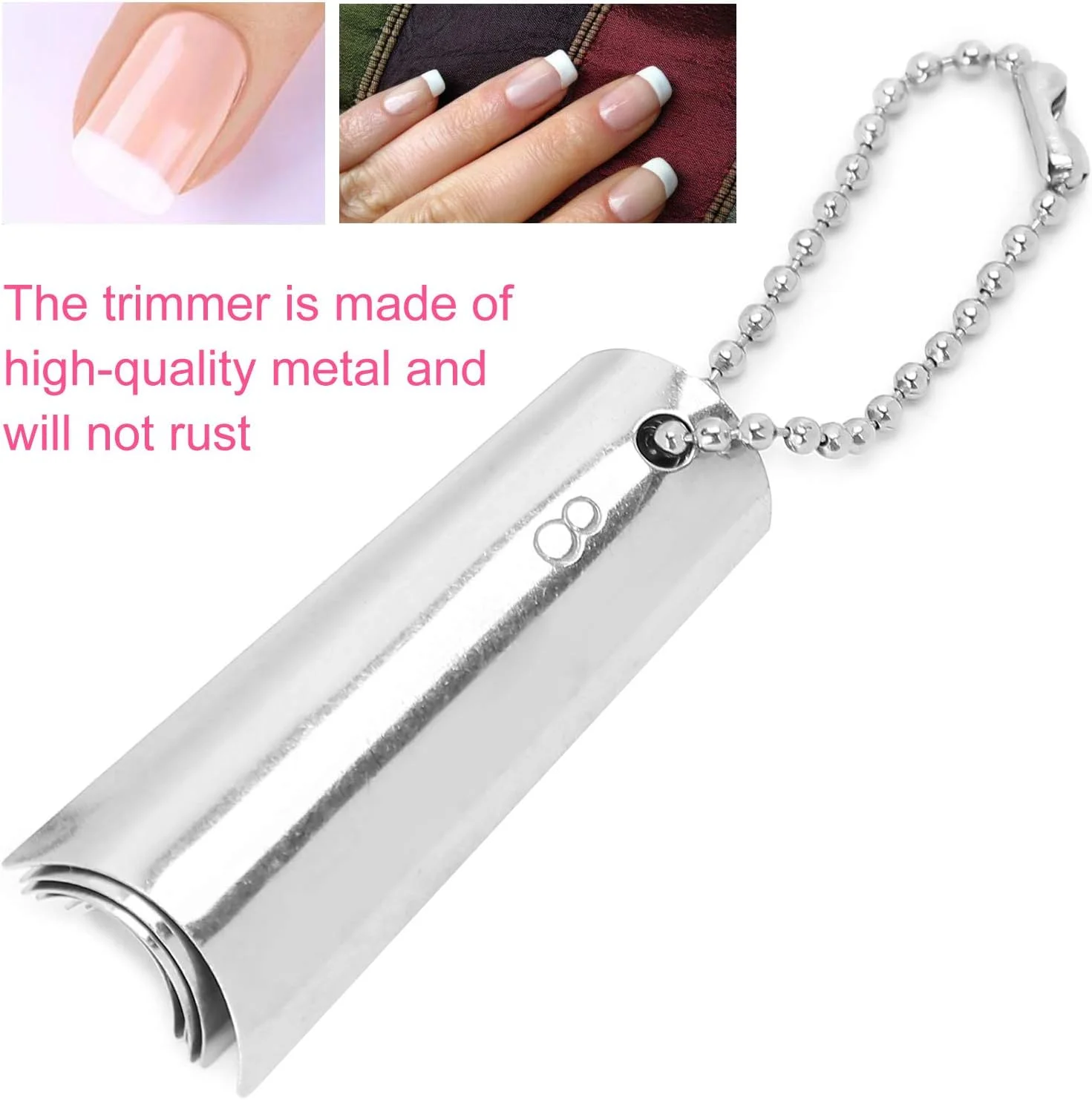 ست ابزار برش ناخن YUYTE، شامل 18 عدد تیپ فرنچ مانیکور در 9 سایز مختلف، ابزار برش تک تیپ، تریمر ناخن با شکل C عمیق، ابزار مانیکور فرانسوی ست ابزار برش ناخن YUYTE، شامل 18 عدد تیپ فرنچ مانیکور در 9 سایز مختلف، ابزار برش تک تیپ، تریمر ناخن با شکل C عمیق، ابزار مانیکور فرانسوی