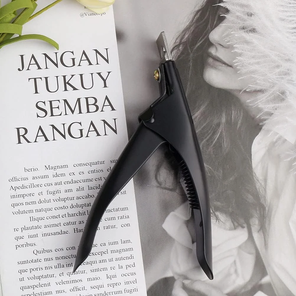 ناخن گیر مصنوعی حرفه ای SUMAJU برای ناخن های اکریلیک، ابزار مانیکور ناخن گیر مشکی برای هنر ناخن سالن و منزل ناخن گیر مصنوعی حرفه ای SUMAJU برای ناخن های اکریلیک، ابزار مانیکور ناخن گیر مشکی برای هنر ناخن سالن و منزل