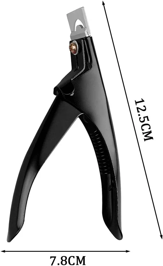 ناخن گیر مصنوعی حرفه ای SUMAJU برای ناخن های اکریلیک، ابزار مانیکور ناخن گیر مشکی برای هنر ناخن سالن و منزل ناخن گیر مصنوعی حرفه ای SUMAJU برای ناخن های اکریلیک، ابزار مانیکور ناخن گیر مشکی برای هنر ناخن سالن و منزل