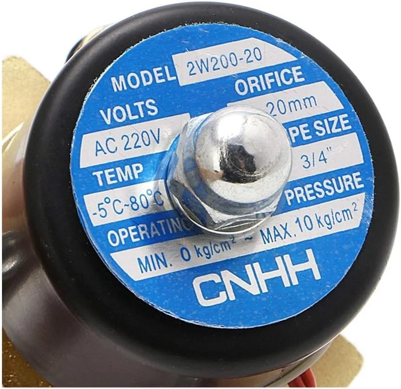 شیر برقی پنوماتیک TRENTSNOOK 3/4 اینچ 220 ولت، 2 پورت، مناسب آب، روغن، هوا و گاز مدل 2W-200-20