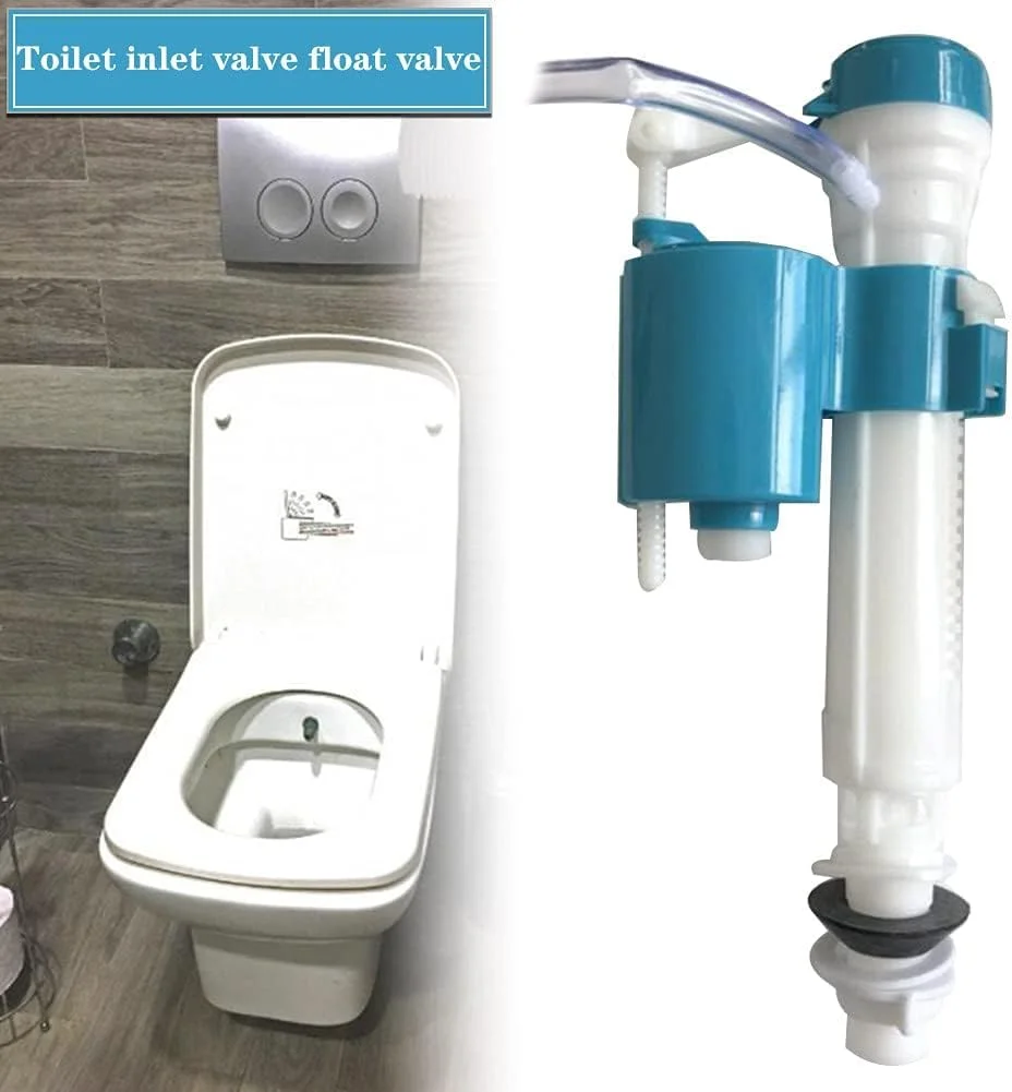 شیر ورودی از پایین مخزن توالت TERRIFI - اتصالات مخزن آب، جنس ABS - شیر پرکن قابل تنظیم برای حمام، صرفه جویی در آب بی صدا، نصب آسان (1/2 اینچ) شیر ورودی از پایین مخزن توالت TERRIFI - اتصالات مخزن آب، جنس ABS - شیر پرکن قابل تنظیم برای حمام، صرفه جویی در آب بی صدا، نصب آسان (1/2 اینچ)