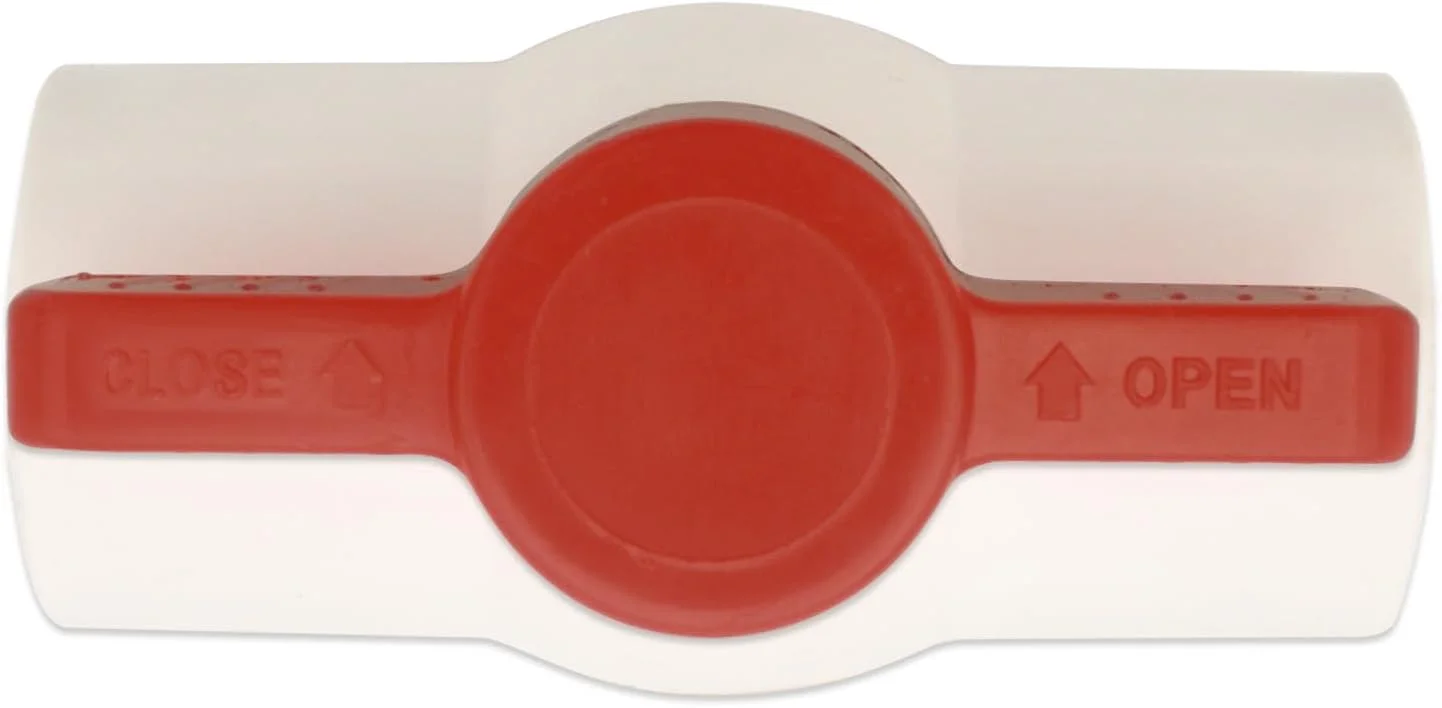 شیر توپی پی وی سی VALFLUIDS، برای تصفیه آب، آبیاری، خطوط تامین آب، سوکت در سوکت (1 اینچ) شیر توپی پی وی سی VALFLUIDS، برای تصفیه آب، آبیاری، خطوط تامین آب، سوکت در سوکت (1 اینچ)