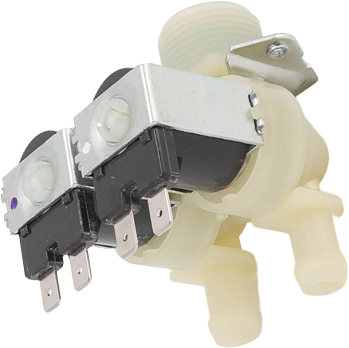 شیر ورودی آب ABS ماشین لباسشویی، شیر آب دو سر برای قطعات یدکی شیر ورودی آب ABS ماشین لباسشویی، شیر آب دو سر برای قطعات یدکی