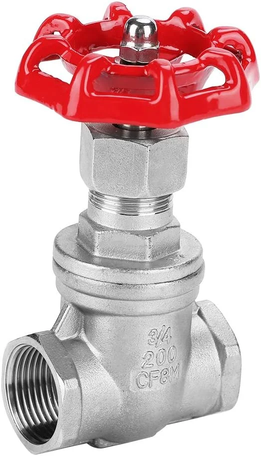 شیر دروازه ای استیل ضد زنگ DN20 G3/4، شیر کشویی برای آب، روغن، گاز، با طراحی عبور مستقیم برای تجهیزات مکانیکی شیر دروازه ای استیل ضد زنگ DN20 G3/4، شیر کشویی برای آب، روغن، گاز، با طراحی عبور مستقیم برای تجهیزات مکانیکی