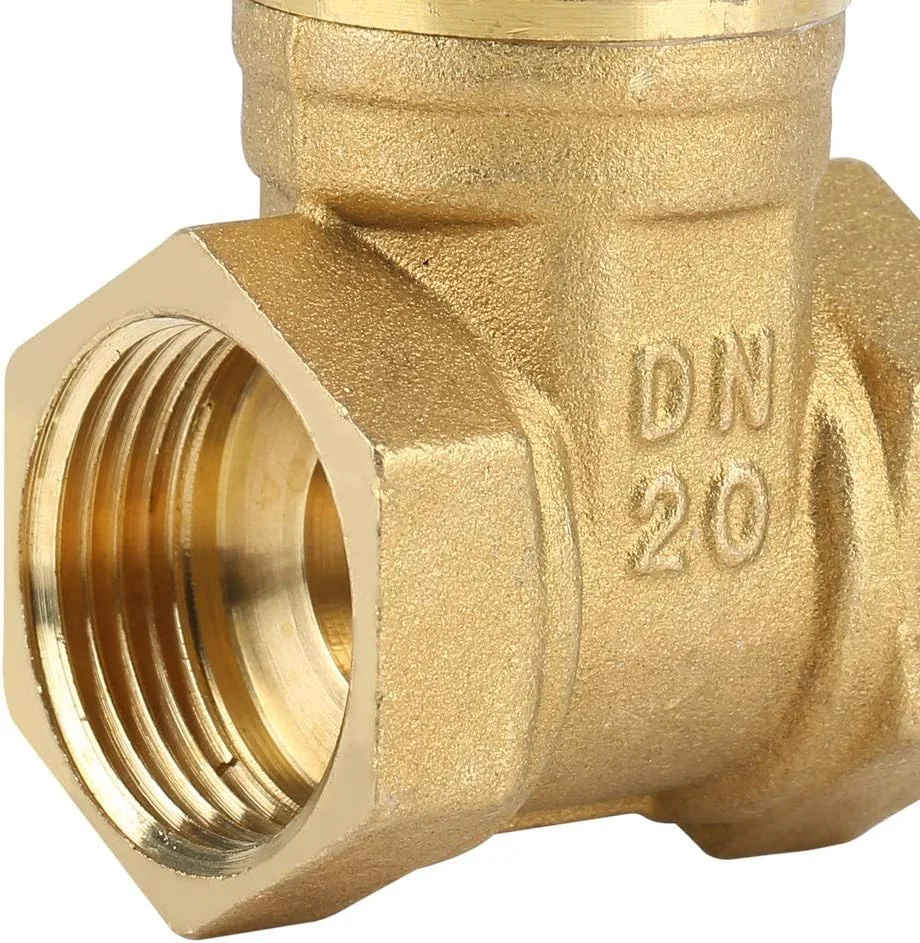 شیر دروازه ای برنجی فشاری Spacnana DN20 BSPP G3/4 برای آب، روغن و گاز شیر دروازه ای برنجی فشاری Spacnana DN20 BSPP G3/4 برای آب، روغن و گاز