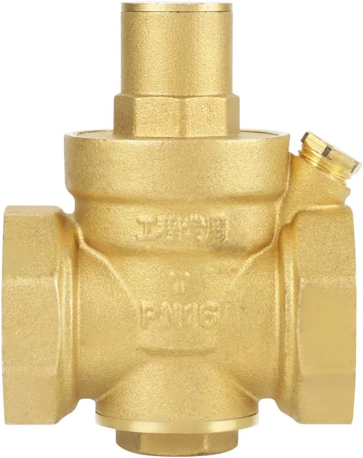 رگولاتور فشار آب با شیر کاهش فشار آب برنجی DN32 برای اکثر تجهیزات آب لوله کشی، لوله توزیع ساده قابل تنظیم رگولاتور فشار آب با شیر کاهش فشار آب برنجی DN32 برای اکثر تجهیزات آب لوله کشی، لوله توزیع ساده قابل تنظیم