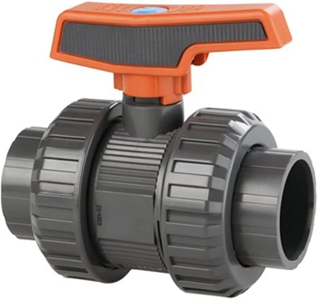 اتصالات لوله PVC سنگین Royal Apex Cepex برای استخر، کشاورزی، آبیاری و لوله کشی تجاری سایز 1-1/2 اینچ (50 میلی متر)، شیر توپی یونیونی اتصالات لوله PVC سنگین Royal Apex Cepex برای استخر، کشاورزی، آبیاری و لوله کشی تجاری سایز 1-1/2 اینچ (50 میلی متر)، شیر توپی یونیونی