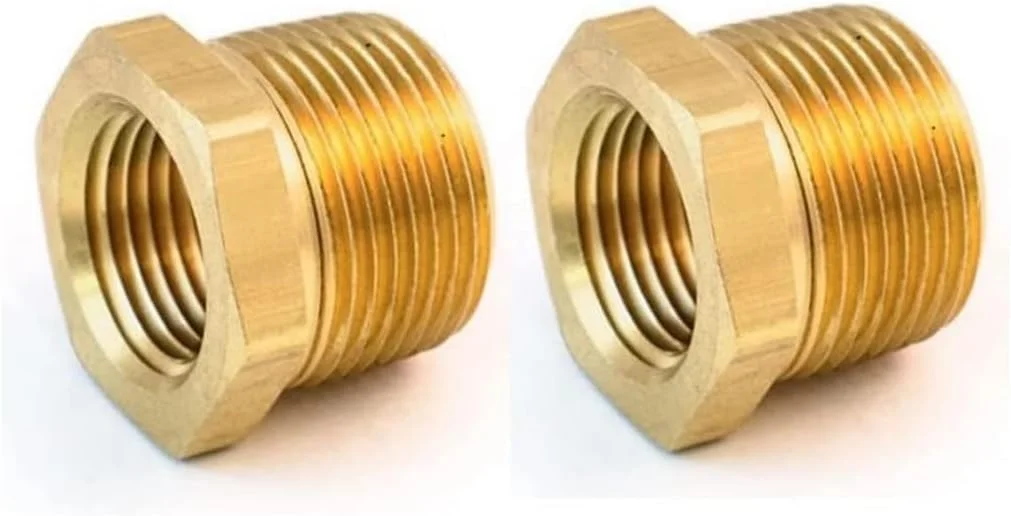 رویال اپکس بسته 2 عددی کاهنده برنجی BSP رزوه نر به BSP رزوه ماده بوش کاهنده کاهنده شش گوش اتصالات لوله شیلنگ آداپتور اتصال (1/2''X3/8'') رویال اپکس بسته 2 عددی کاهنده برنجی BSP رزوه نر به BSP رزوه ماده بوش کاهنده کاهنده شش گوش اتصالات لوله شیلنگ آداپتور اتصال (1/2''X3/8'')